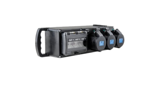 PowerBOX Rubber 32A Three Phase To 3 x 32A Single Phase